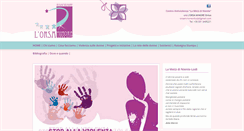 Desktop Screenshot of orsaminoreonlus.org